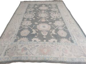 New Turkish Oushak Rug No 6 - Size 9.7x13.6